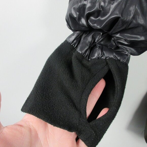 S13 Chalet Belted Faux Fur Women's M Green Trim Down Hooded Puffer Jacket - Picture 16 of 16